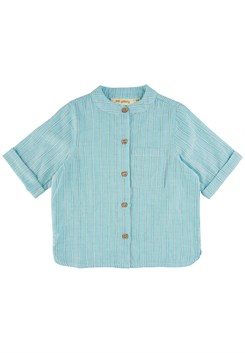 Soft Gallery Bezram Shirt - Sky Blue